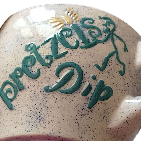 Holland Mold Melamine Popcorn Bowl Plastic Snack Pretzel Handpainted Vintage 70s - Picture 5 of 16